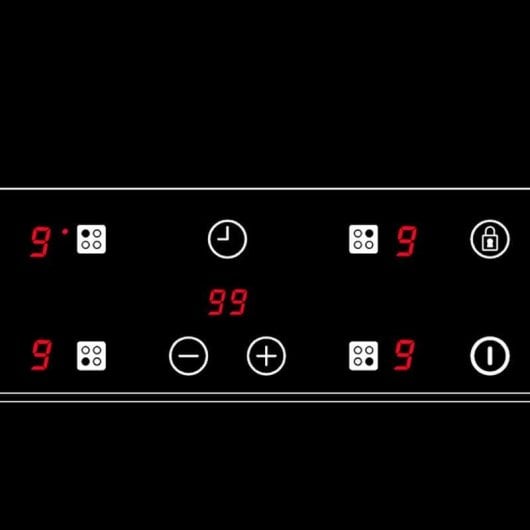 Placa vitrocerâmica Teka TB 6415 4 zonas Touch Control vidro preto 6300W