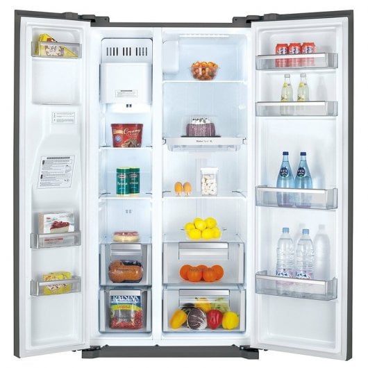 Daewoo FPN-Q19DVSI Frigorífico Americano A+ Acero Inoxidable