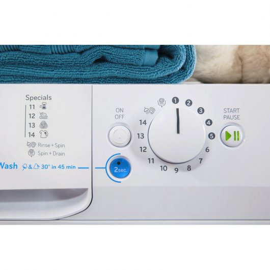 Indesit BWE 91484X WSSS EU Lavadora de Carga Frontal 9kg A+++ Blanca