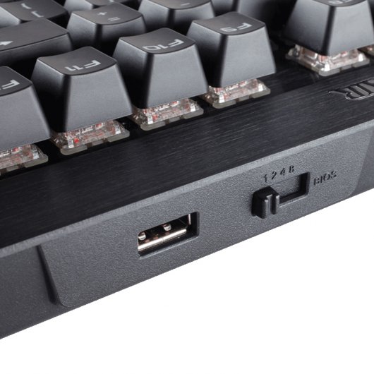 Corsair K70 LUX MX Silent Teclado Mecánico RGB Cherry MX Red