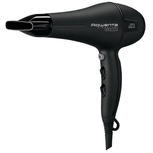 Asciugacapelli Rowenta Signature Pro AC CV7810F0 2200W Ionico Nero 2 velocità