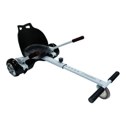 Smartgyro Go-Kart Pro Silla para Hoverboard Blanca