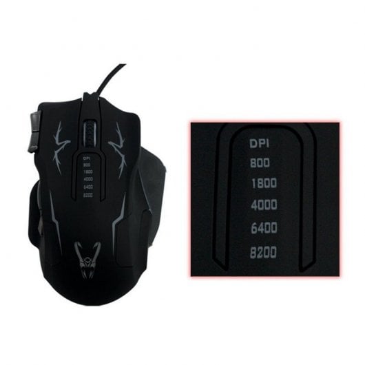 Woxter Stinger RX 1000 M Ratón Gaming 8200 DPI