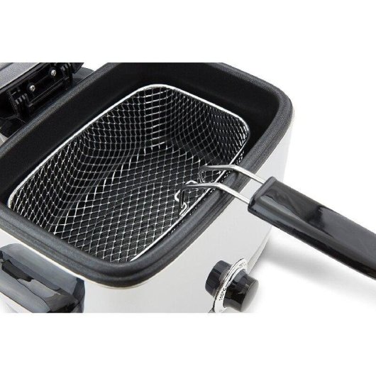 Friteuse Moulinex Minifrito AF220010 Compacte Fenêtre 1L 1000W Acier Inoxydable