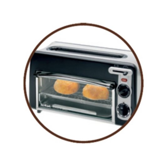 Tefal TL600830 Toast'n Grill Broodrooster 2 Sneetjes Lange Sleuf 1300 W 6 Bruiningsstanden