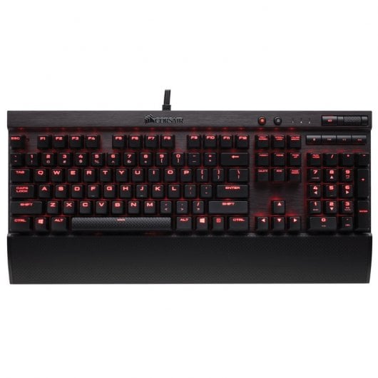 Corsair K70 Lux Teclado Mecánico LED Rojo Cherry MX Blue