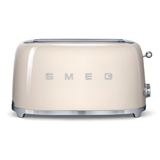 Vintage broodrooster Smeg TSF02CREU 2 lange sleuven 1500 W 6 bruiningsstanden Creme