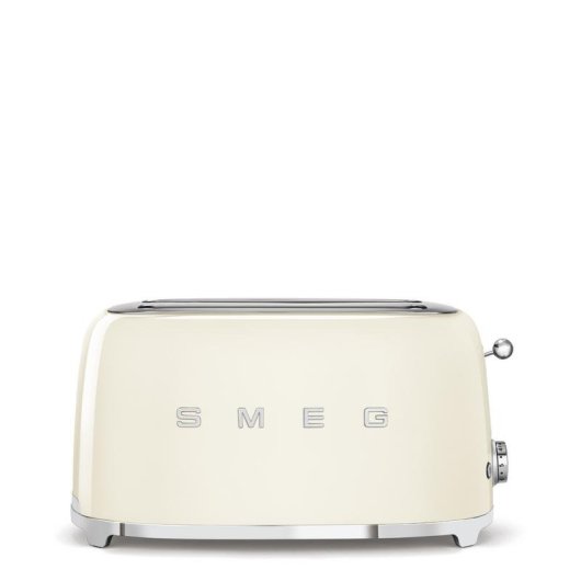 Vintage broodrooster Smeg TSF02CREU 2 lange sleuven 1500 W 6 bruiningsstanden Creme