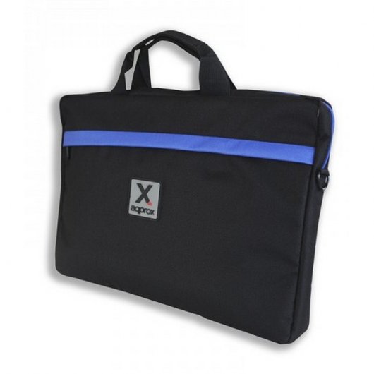 Approx APPNB15S Maletín Negro/Azul para Portátil hasta 15.6"