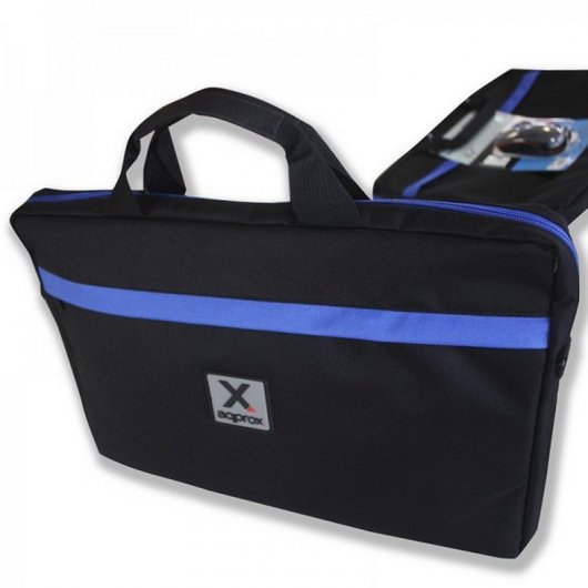 Approx APPNB15S Maletín Negro/Azul para Portátil hasta 15.6"