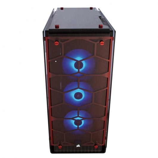 Corsair Crystal 570X RGB Cristal Templado USB 3.0 Roja