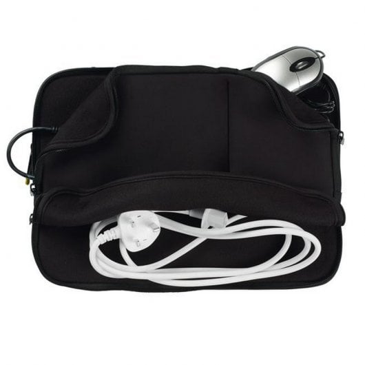 Techair TANZ0330V2 Sacoche pour ordinateur portable en néoprène jusqu'à 13,3" Noir