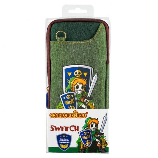 Indeca Bolsa Slim Zelda Calaveritas para Nintendo Switch