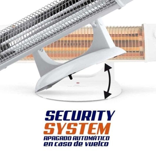 Elektrisches Quarzheizgerät Orbegozo BP 5003 A 1.200W mit Kippschutz