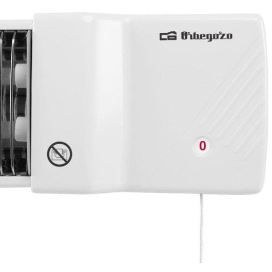 Estufa Elétrico de Quartzo Orbegozo BB 5002 1200W para Casa Parede Tela Orientável