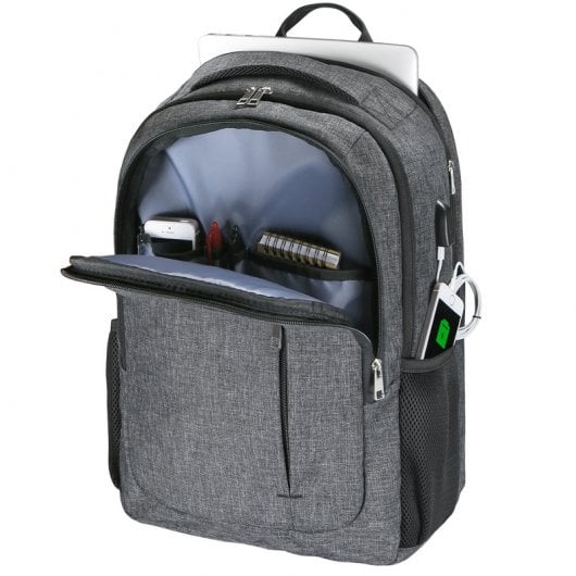 E-Vitta Power Gris Mochila con USB para Portátil 15.4"-17"