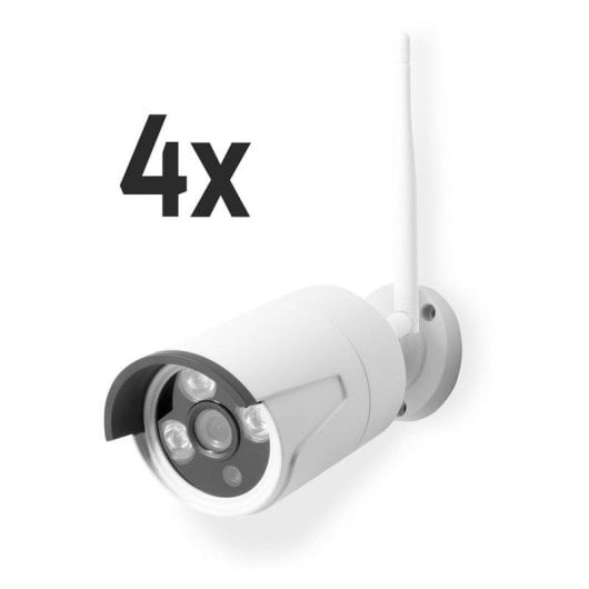 Unotec Kit de Vigilancia 4 Cámaras WiFi/4 Canales