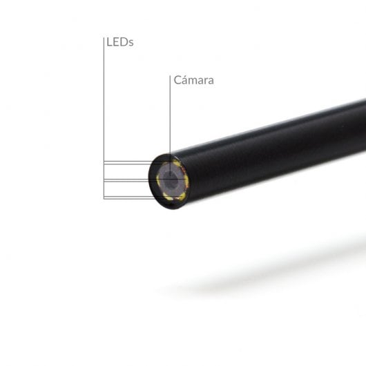 Unotec Cámara Endoscópica WiFi 2M para Smartphone y PC