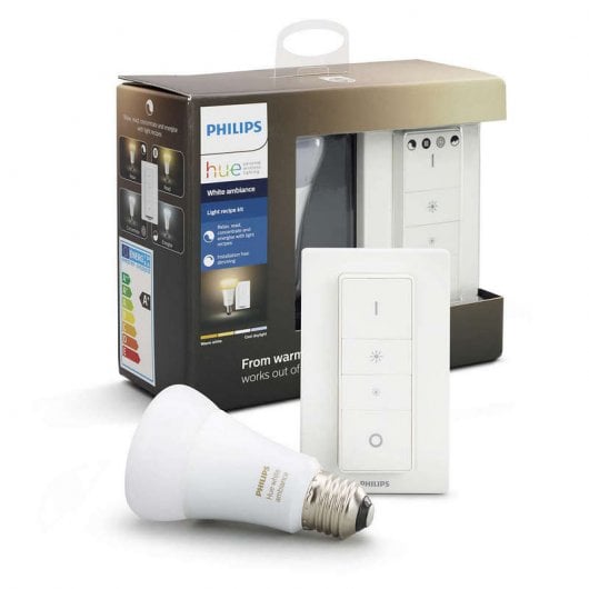 Philips Hue White Ambiance Kit de Iluminación Luz Blanca Ambiental E27