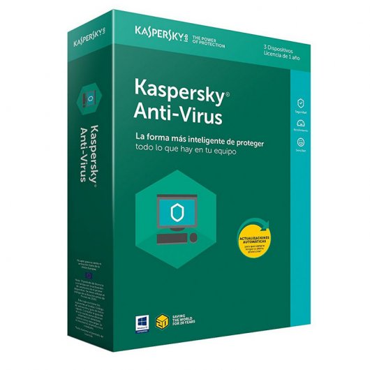 Kaspersky Anti-Virus 2018 3 Licencias
