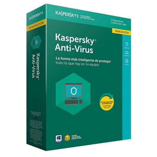 Kaspersky Anti-Virus 2018 3 Licencias Renovación