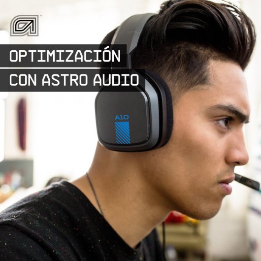 Cuffie da gioco Astro A10 nere/blu per PS4/Xbox One/PC
