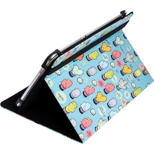 SilverHT Funda Universal Estampada Cactoos para Tablet 9"-11"