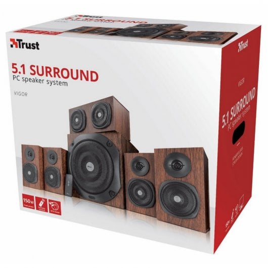 Trust Vigor Altavoces 5.1 150W RMS