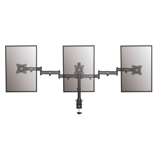 Equip Soporte de Mesa para 3 Pantallas 13"-27" Doble Brazo Articulado VESA 100X100 Max 24Kg