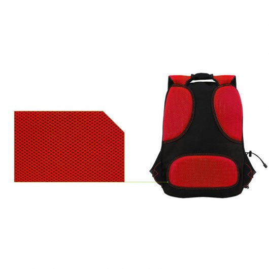 Keep Out BK7RXL Mochila Gaming para Portátil hasta 17" Negro/Rojo