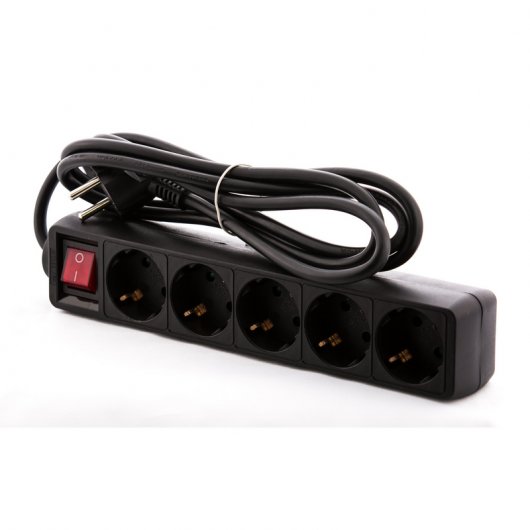 Owlotech 5-Outlet Essential Series Regleta 5 Tomas