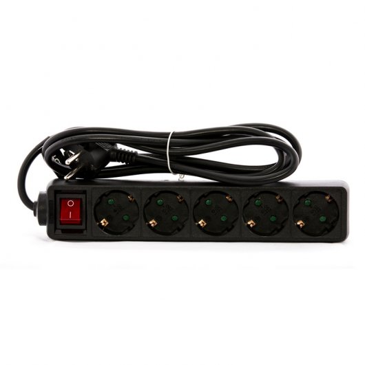 Owlotech 5-Outlet Essential Series Regleta 5 Tomas