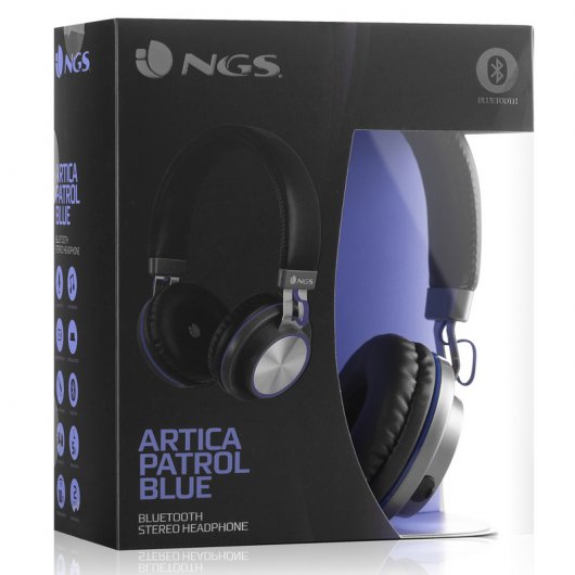 NGS Artica Patrol Blue Auriculares Bluetooth con Micrófono