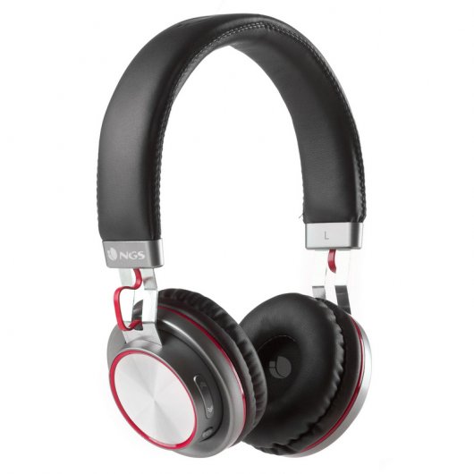 NGS Artica Patrol Red Auriculares Bluetooth con Micrófono