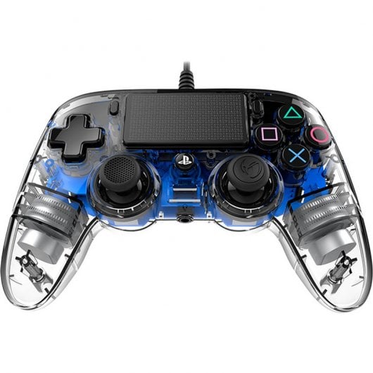 Nacon Compact Controller Wired pour PS4/PC éclairé en bleu