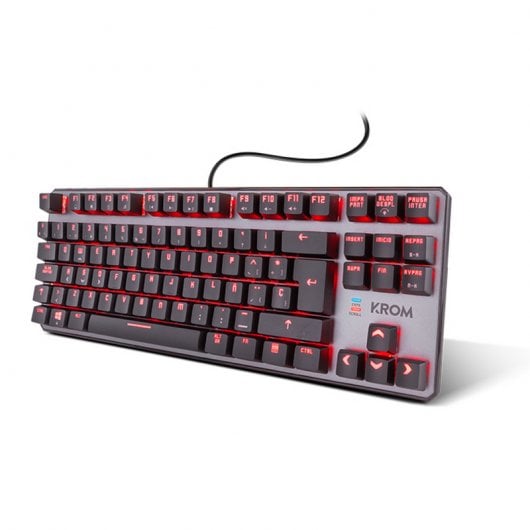 Tastiera da gioco meccanica Krom Kernel TKL compatta RGB