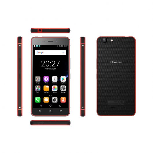 Hisense C30 Rock Lite 4G 16GB Dual Sim Negro/Rojo Libre