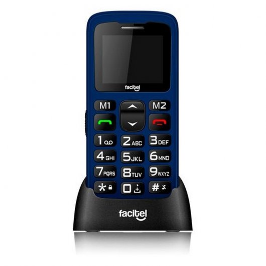 Facitel FS06 Teléfono Libre Azul para Personas Mayores
