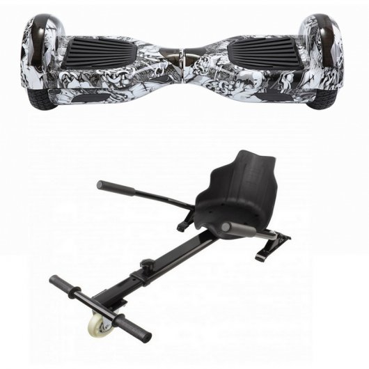 Ecogyro G6 Patín Eléctrico Mad World + Ecogyro GyroKart