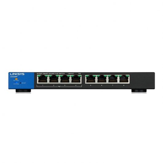 Linksys LGS308P Switch 8 Puertos Gigabit PoE+