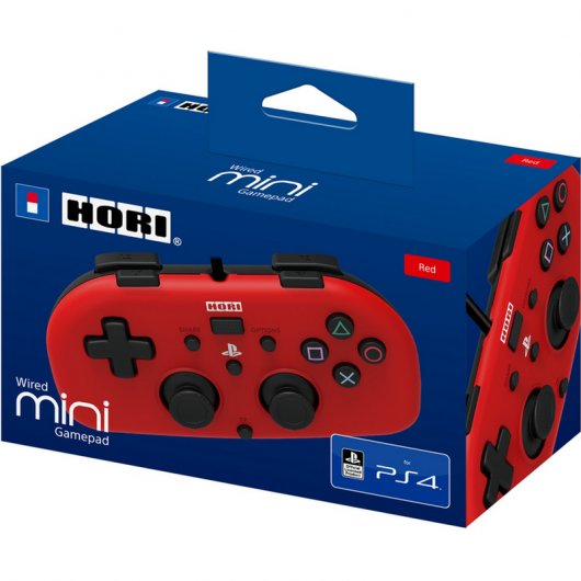 Hori Horipad Mini para PS4 Rojo