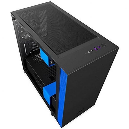 NZXT H400i Cristal Templado USB 3.0 Negra/Azul