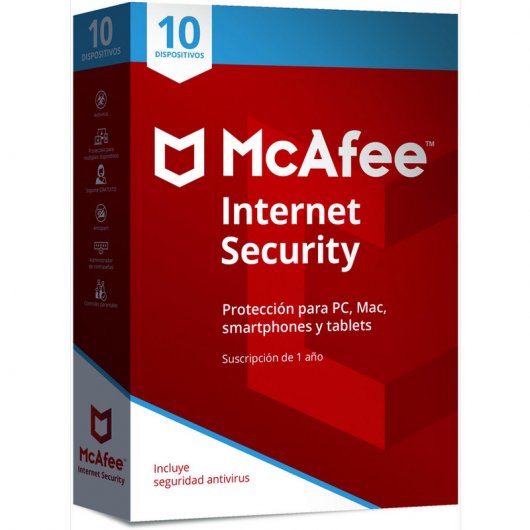 McAfee Internet Security 2018 10 Dispositivos