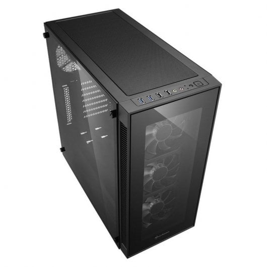 Sharkoon TG5 Vidro Temperado USB 3.0 Preta/Verde