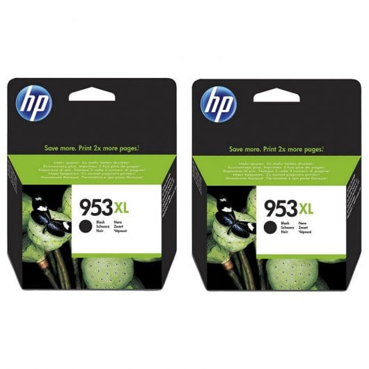HP 953XL Pack x2 Tinteiro Original de Alta Capacidade Preto