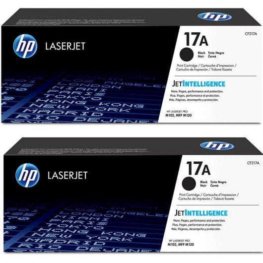 HP 17A Pack X2 Tóner Original Laserjet Negro
