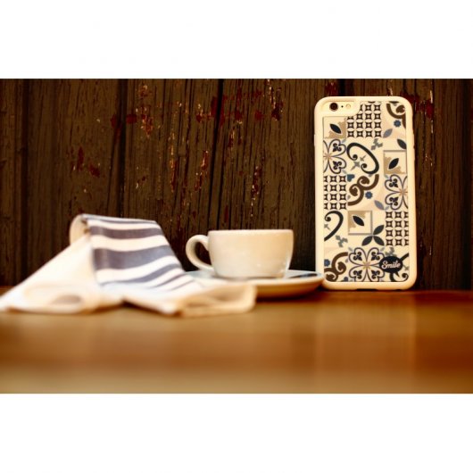 Smile Funda Ceramic Porcelain Smile Mobile para iPhone 6/6S