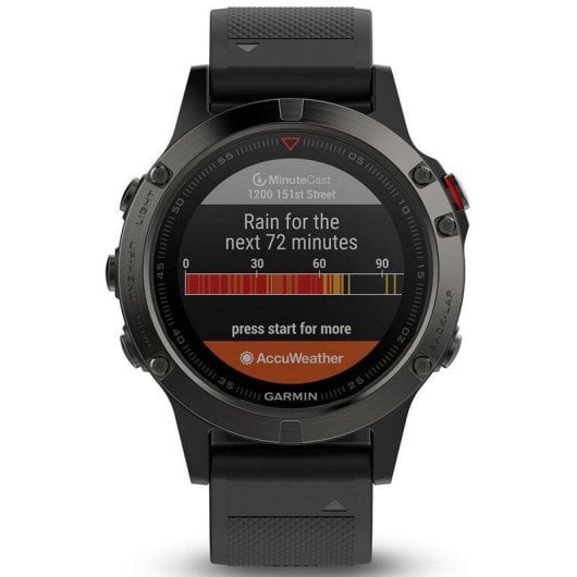 Garmin Fénix 5 Gris con Correa Negra