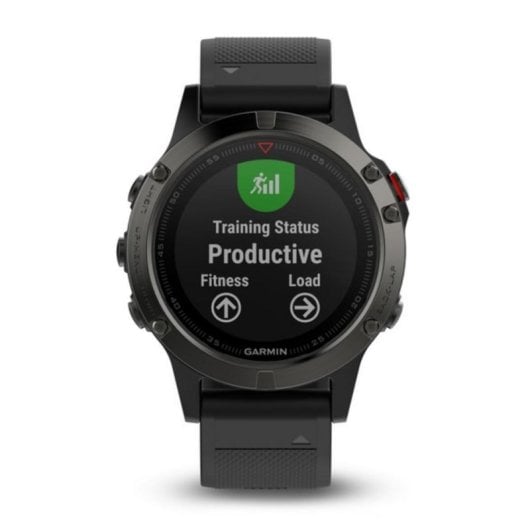 Garmin Fénix 5 Gris con Correa Negra