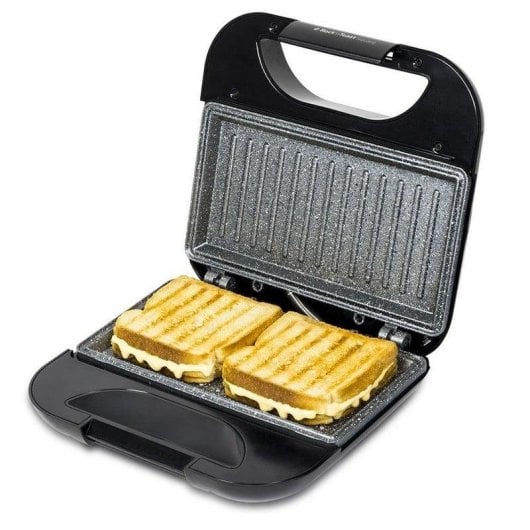 Sandwichera Cecotec RocknToast Square Surface Grill Acier Inoxydable 750W